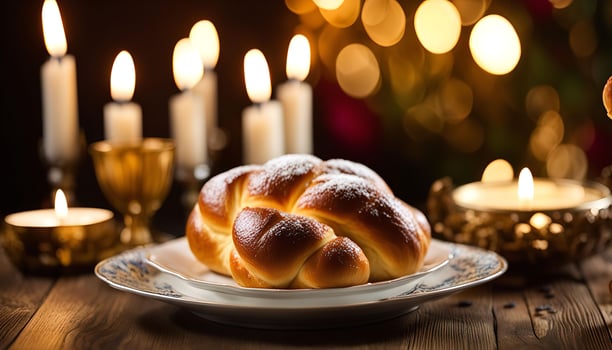 Challah Bread for Shabbat photo