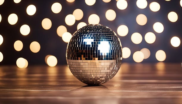 Disco Ball with Lights photo