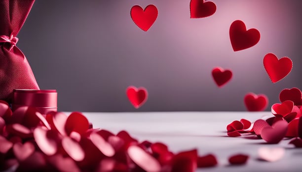 Red Hearts for Valentine s Day photo