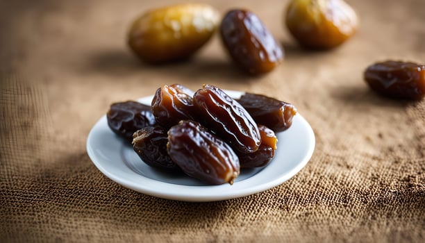 Dates on a White Plate photo