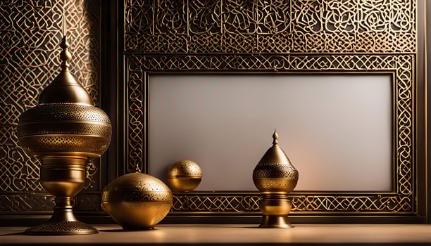 Golden Islamic Decor photo