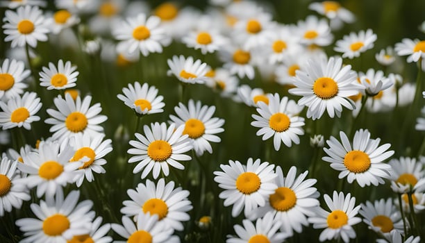 White Daisies in a Meadow photo