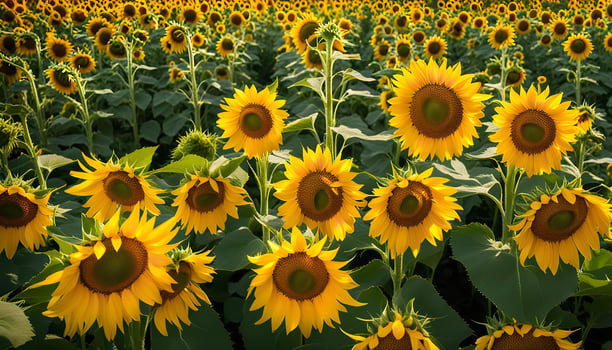 Sunflowers in the Field photo