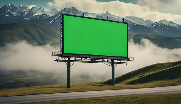 Billboard in the Mountains photo