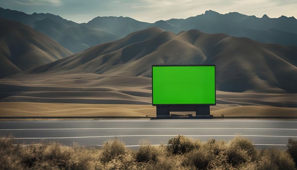 Billboard in the Mountains photo