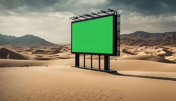 Billboard in the Desert photo
