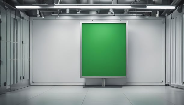 Green Screen in Modern Room photo