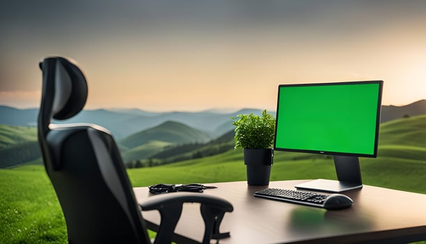Work From Home With a Mountain View photo