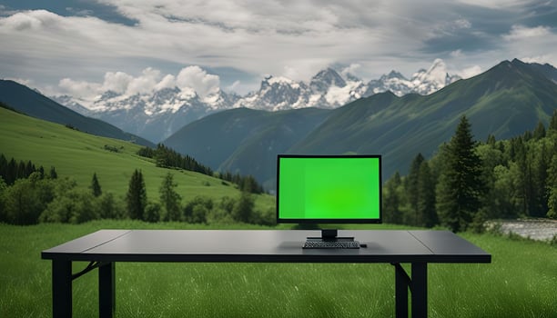 Desktop in Nature photo