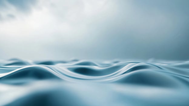 The image is of a body of water with a very smooth surface photo