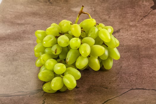 Green juicy sweet ripe Grape bunch photo