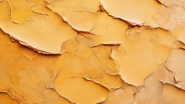 A wall with a textured, peeling paint photo