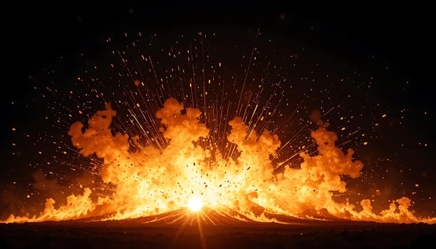 Fiery Panorama Ignite Your Designs with Blazing Backgrounds photo