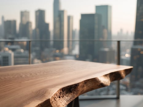 A table with a view photo