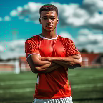 Confident Soccer Player photo