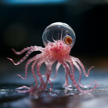 Captivating Underwater Octopus photo