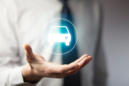man hand car in screen photo