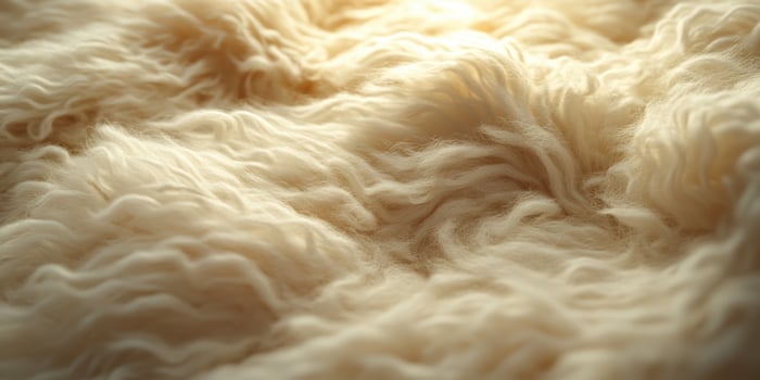 Soft wool texture highlighting its natural fibers and warm appearance photo
