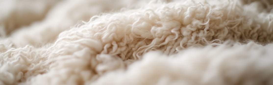 Soft wool texture close-up captured indoors during daylight photo