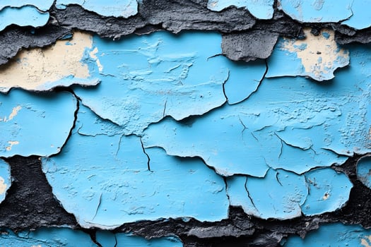 Peeling Blue Paint Texture for Artistic Backgrounds and Design Projects photo