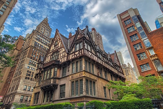 A large building with a lot of windows photo