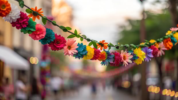 A beautiful flower on rood blur background photo