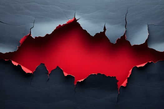Dynamic Abstract Design with Red and Black Torn Paper Texture for Creative Projects photo