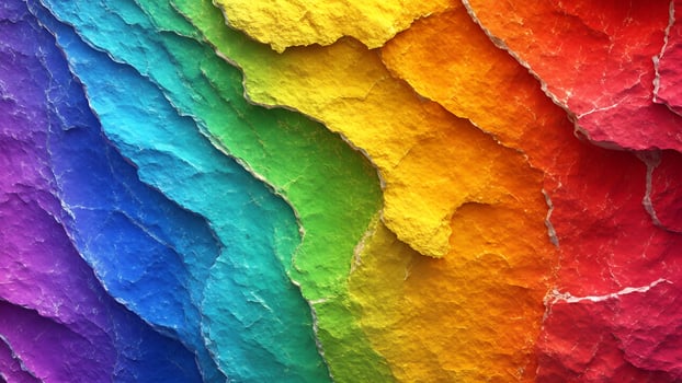 Rainbow Gradient Stone Texture Background photo
