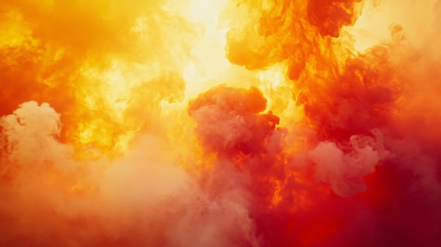 Raging Flames Smoke photo