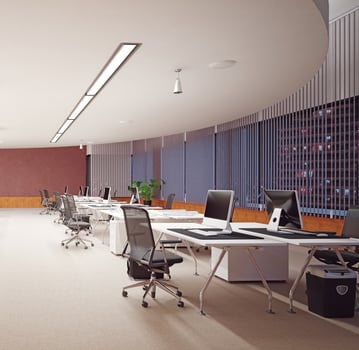Modern the office interior design photo