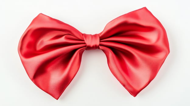 Bright Red Satin Ribbon photo