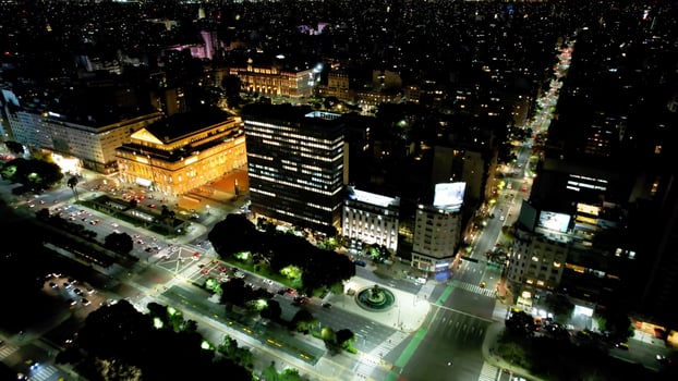 Awe Buenos Aires Skyline in Buenos Aires Buenos Aires Argentina . Cityscape Background. photo