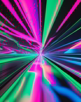 Abstract Glitch Background with Vibrant Colors photo