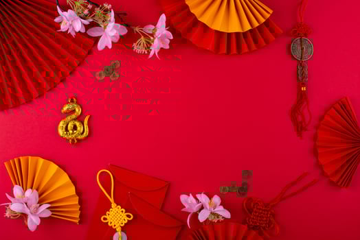 Chinese new year concept. Lunar year of snake photo