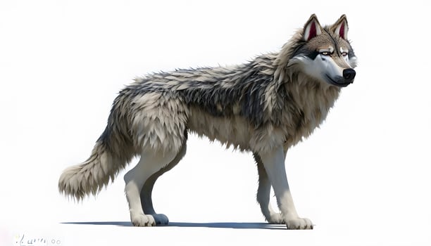 Wolf 3d model 3ds max photo