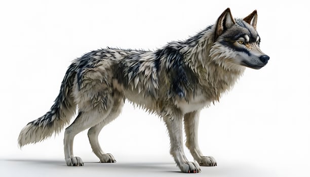 Wolf 3d model - 3docean item for sale photo