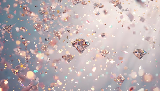 Diamonds falling from the sky photo