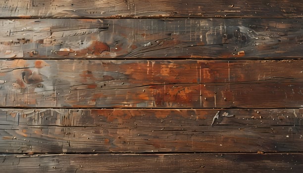 Old wood planks with rust and paint photo