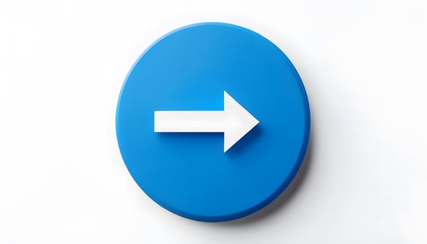 Blue button with arrow pointing to the right photo