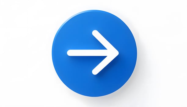 Blue arrow pointing to the right direction photo