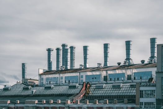 Raushskaya Naberezhnaya GES 1. Electric utility company, Moscow. photo