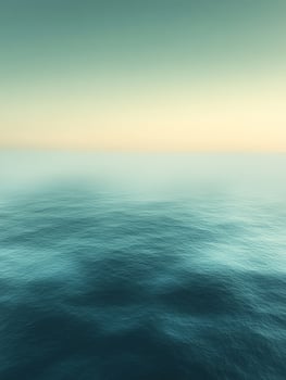 Vibrant sunset illuminating calm ocean waters photo