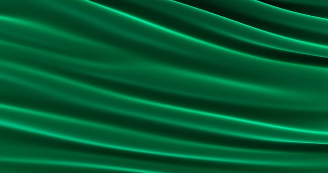 Smooth elegant green silk or satin luxury cloth texture, Beautiful Green Satin Fabric photo