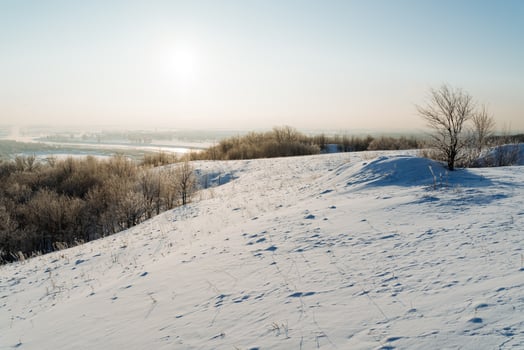A snowy hill photo