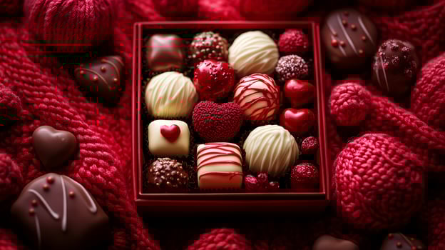 chocolates in a box photo