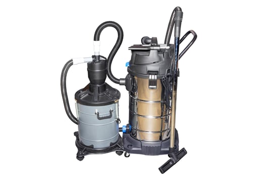 Industrial vacuum cleaner combined with cyclone filter. photo