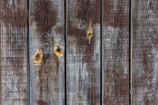 Weathered wooden planks showcasing unique knots and textures in natural light photo