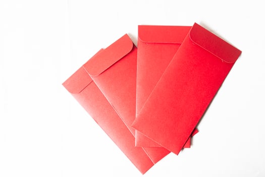 Four Red Envelopes for Celebration photo