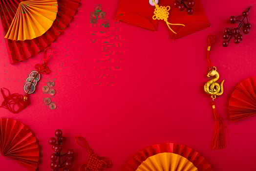 Chinese new year concept. Lunar year of snake photo