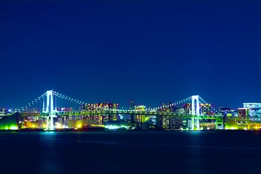 Bayarea at the business town in Ariake Tokyo photo